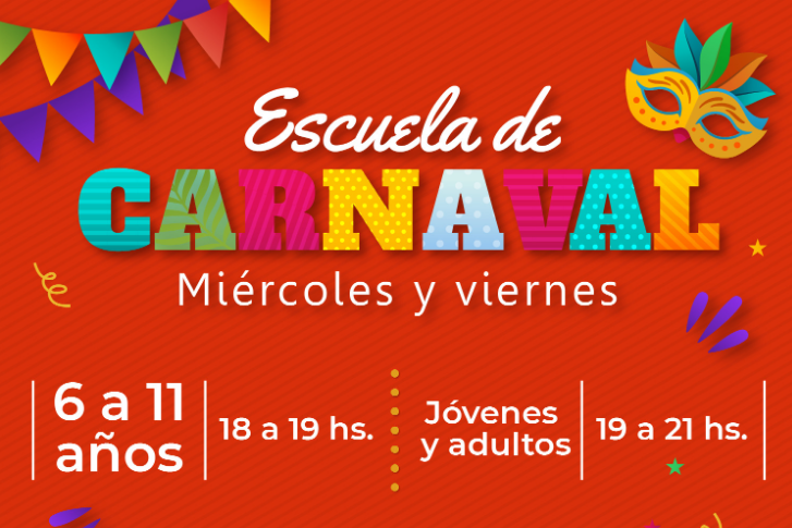 ¡Se viene la Escuela de Carnaval Caroyense!