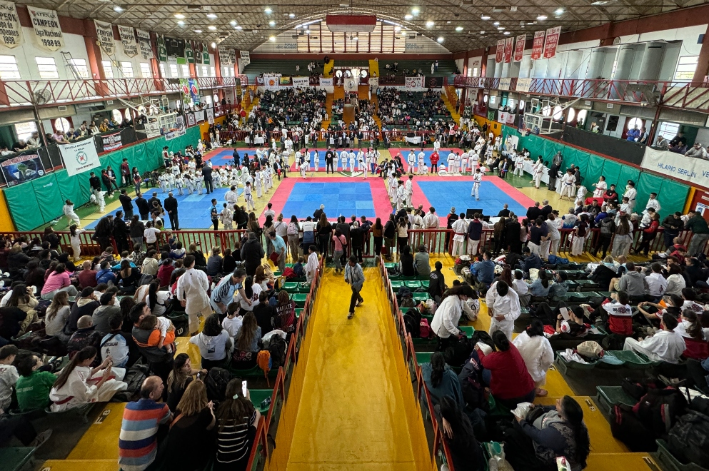 Con una gran convocatoria, se realizó el 57º Torneo Argentino de Karate