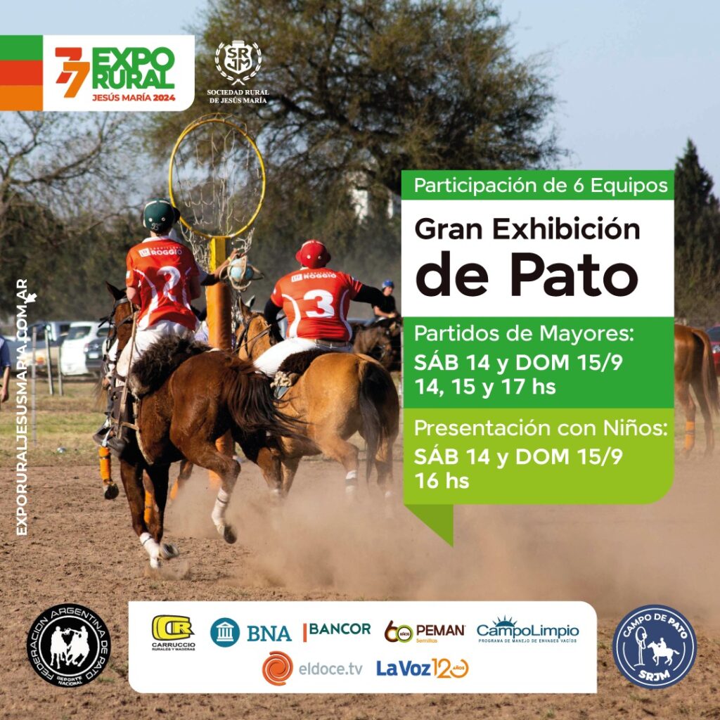 EXHIBICIÓN DE PATO EN EL MARCO DE NUESTRA 77º EXPO RURAL