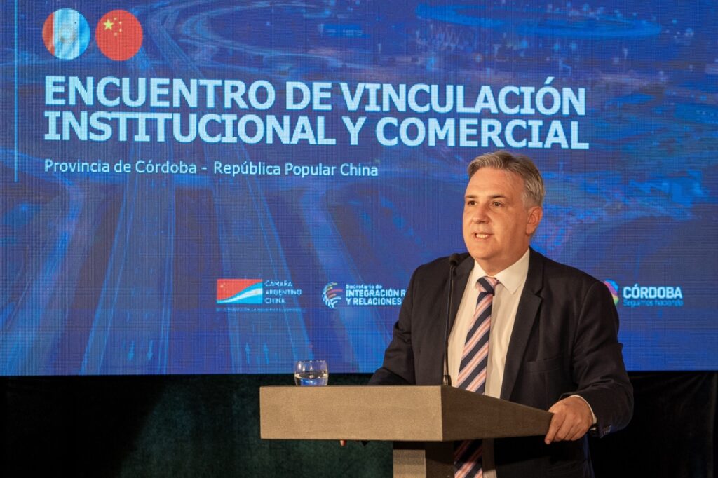 Córdoba y China exploran oportunidades de inversiones y desarrollo de proyectos