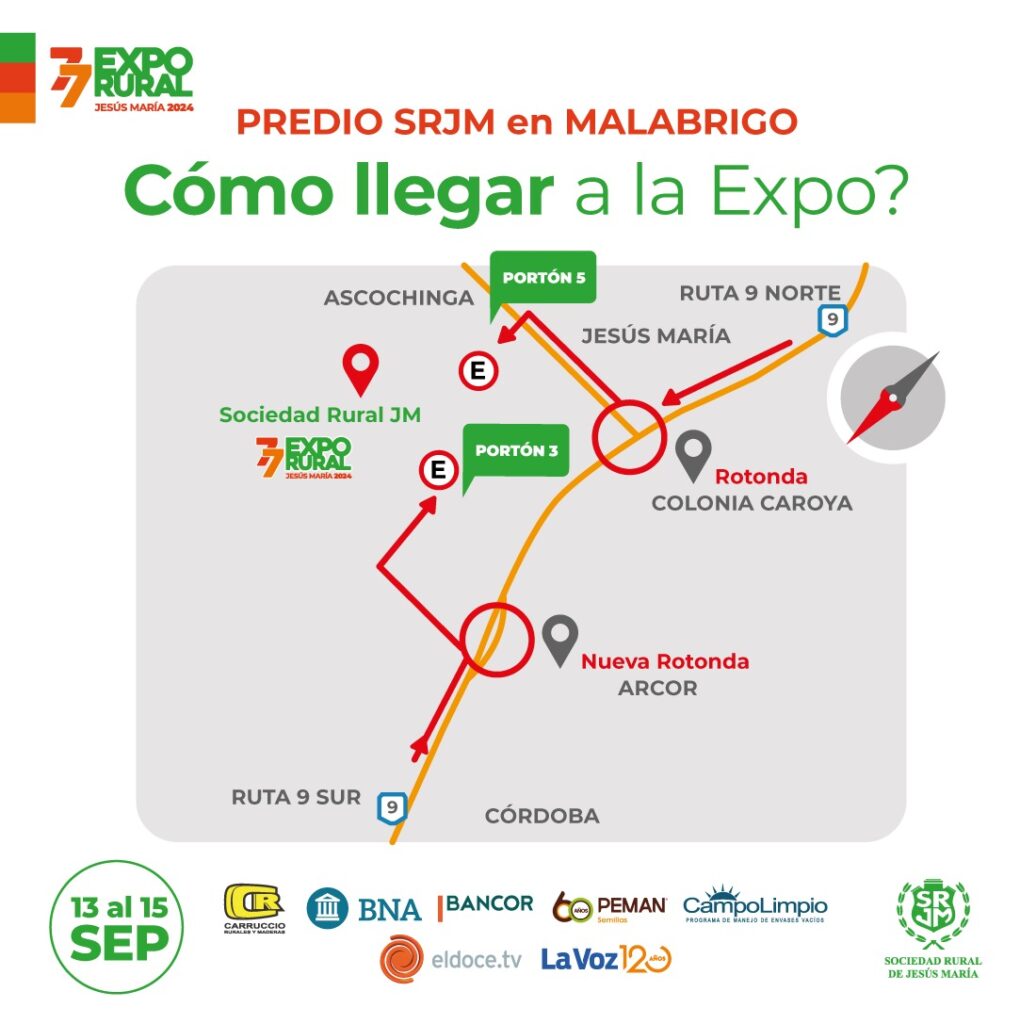 Comenzó la Expo, compartimos info útil para ingresar