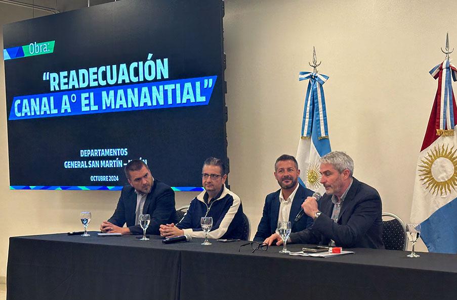 La Provincia licita la obra de readecuación del Canal Arroyo El Manantial