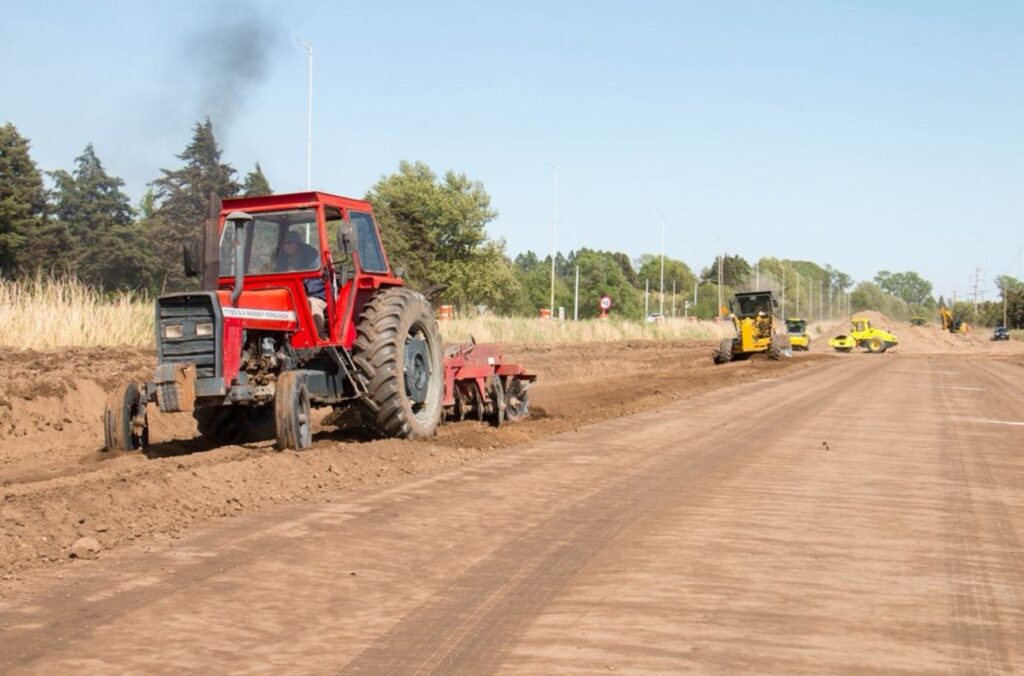 Río Cuarto: continúan las obras en la duplicación de calzada de la ruta 30