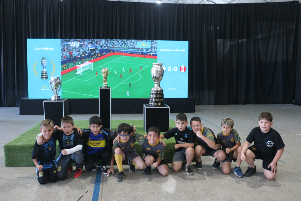 La Copa del Mundo en Río Cuarto: la exposición oficial de AFA pasó por la ciudad