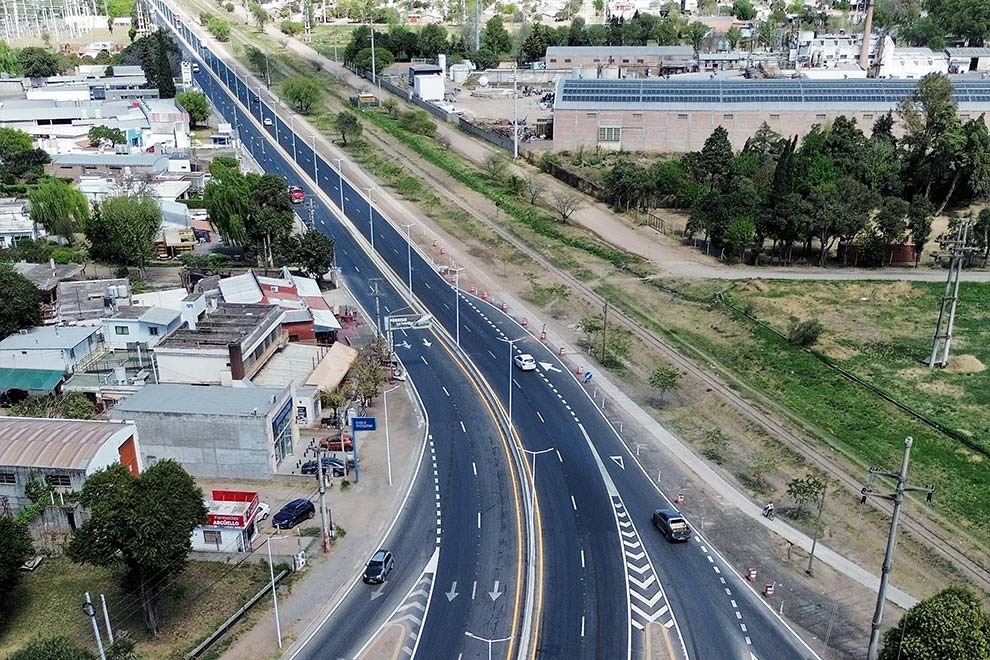 Colonia Caroya: etapa final de la obra de duplicación de calzada de la Ruta Nacional 9 Norte