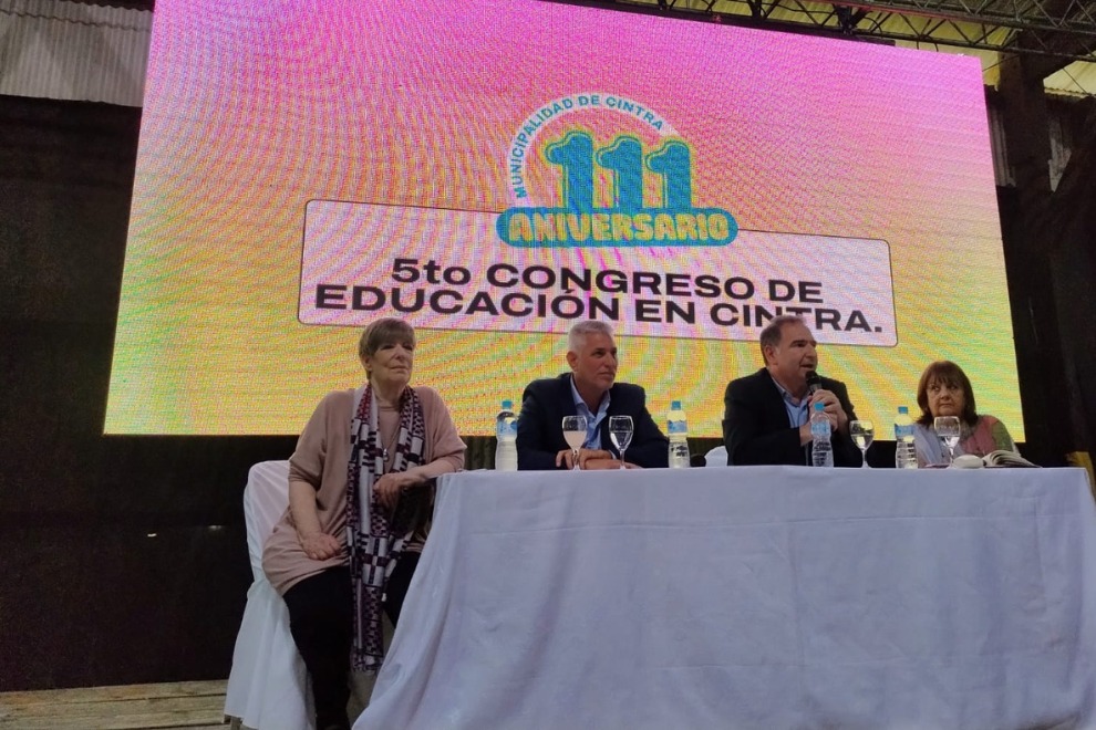 Ferreyra participó del V Congreso de Educación de Cintra