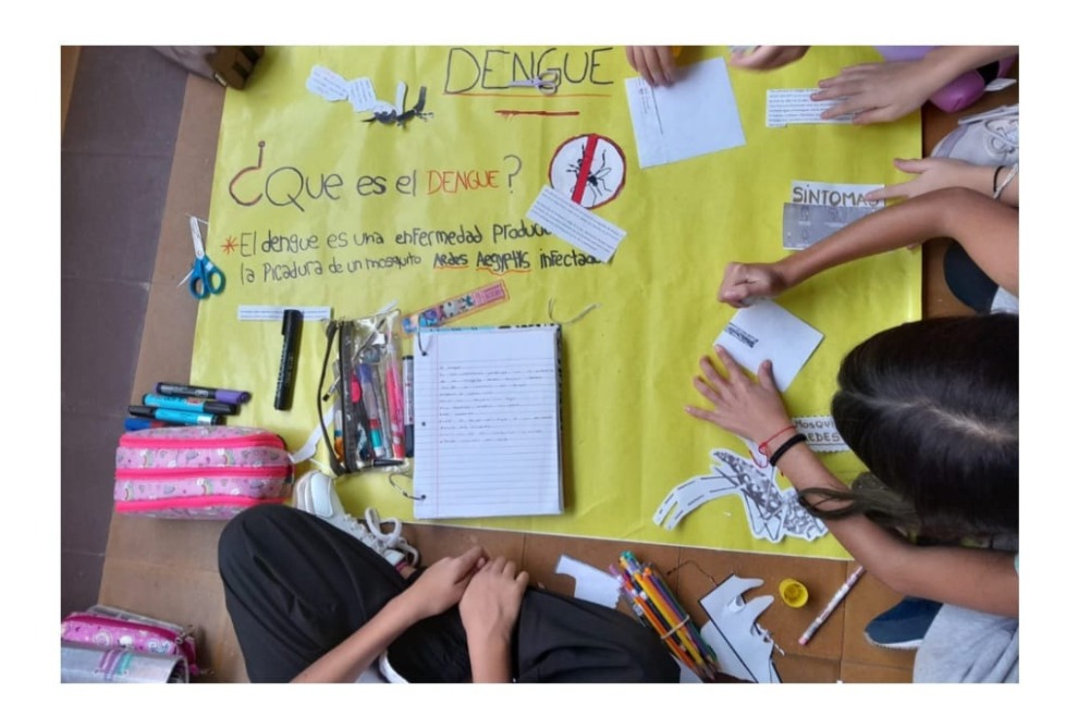 Se lanzó la campaña “Misión dengue: Juntos por una escuela libre de criaderos de mosquitos”