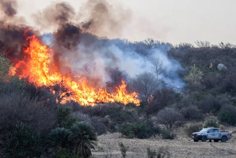 Condenaron al responsable del incendio forestal del paraje Buena Vista de Salsacate