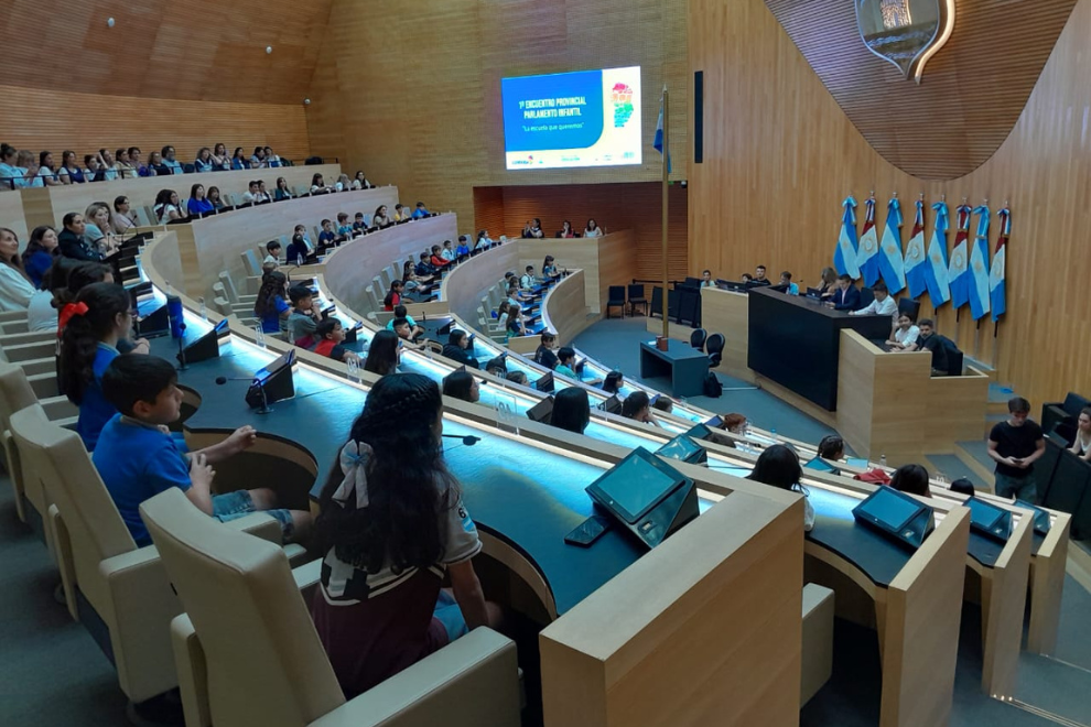 Por primera vez se llevó a cabo un encuentro provincial de Parlamento Infantil