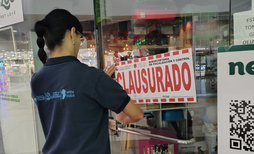 Villa María: clausura de veterinaria por venta ilegal de zooterápicos