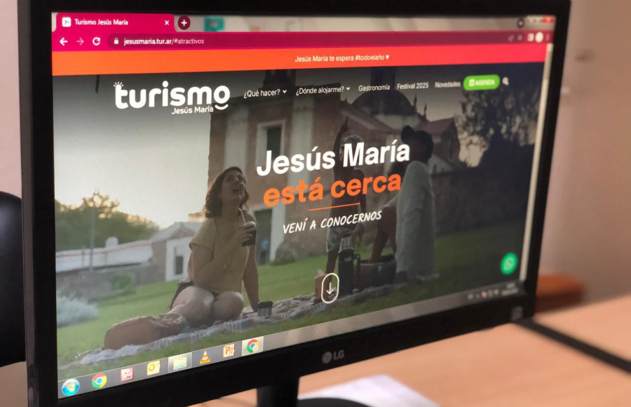 Jesús María relanzó su página web de turismo con nueva estética y más servicios útiles